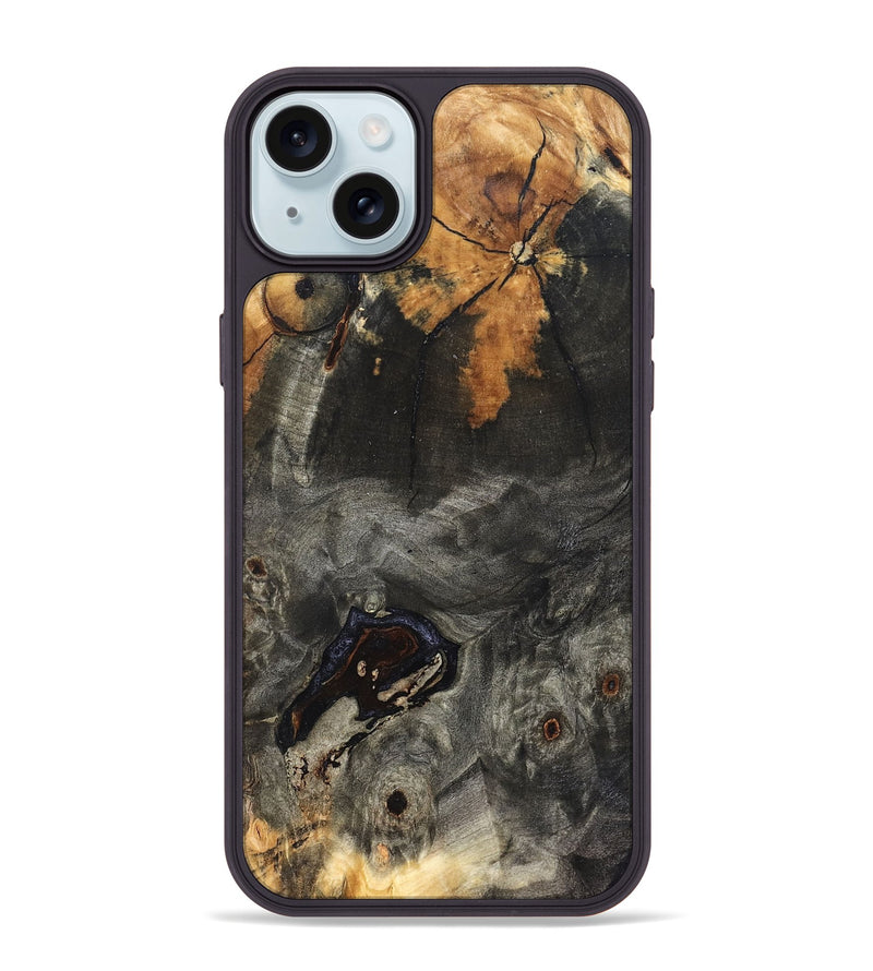 iPhone 15 Plus Wood Phone Case - Shanika (Wood Burl, 822134)