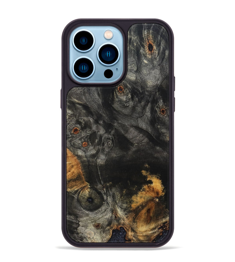 iPhone 14 Pro Max Wood Phone Case - Alivia (Wood Burl, 822135)