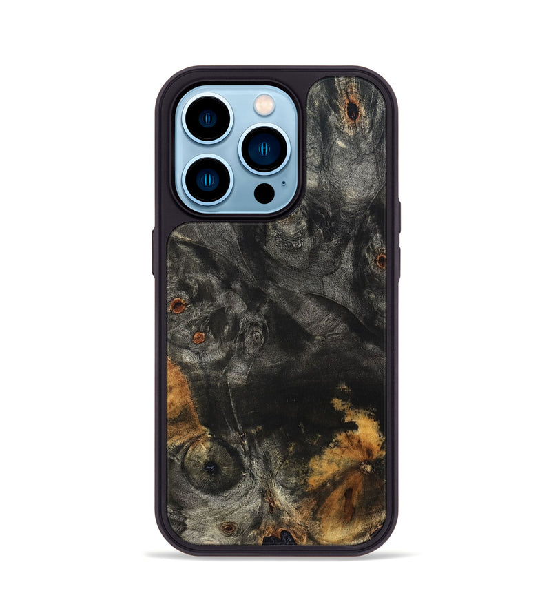 iPhone 14 Pro Wood Phone Case - Alivia (Wood Burl, 822135)