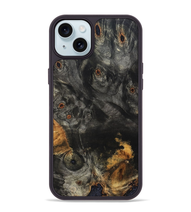 iPhone 15 Plus Wood Phone Case - Alivia (Wood Burl, 822135)