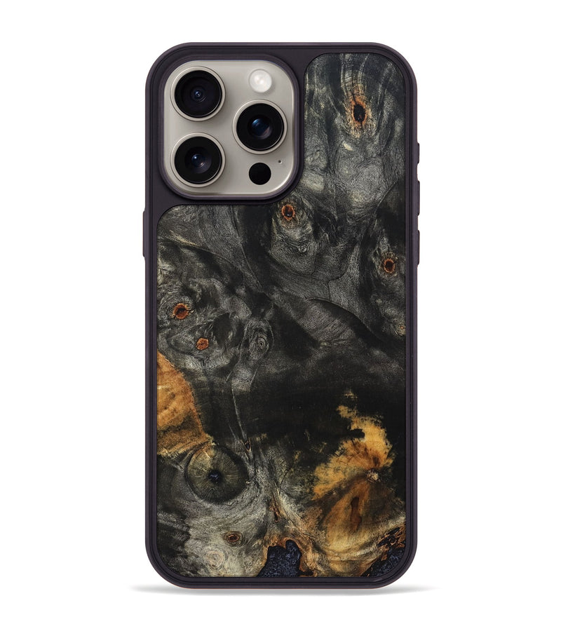 iPhone 15 Pro Max Wood Phone Case - Alivia (Wood Burl, 822135)