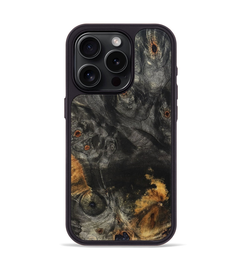 iPhone 15 Pro Wood Phone Case - Alivia (Wood Burl, 822135)
