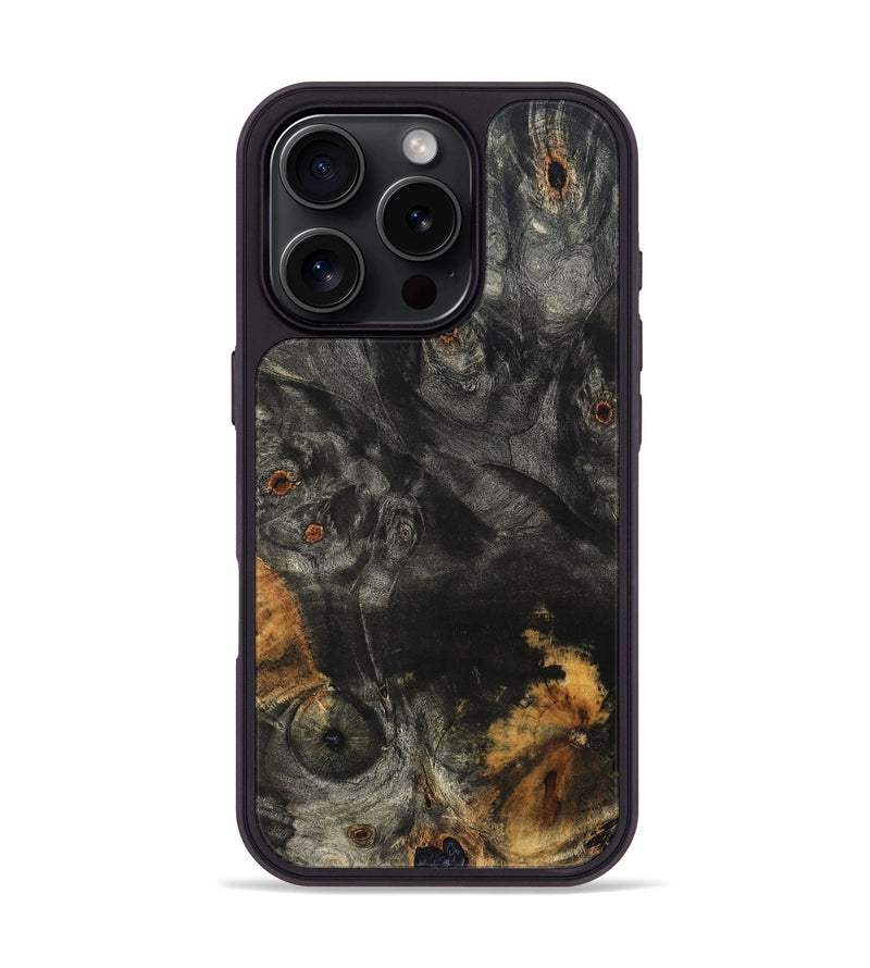 iPhone 16 Pro Wood Phone Case - Alivia (Wood Burl, 822135)