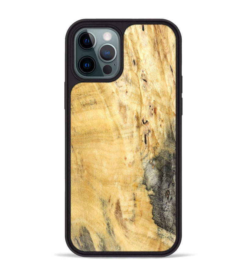 iPhone 12 Pro Max Wood Phone Case - Luanne (Wood Burl, 822136)