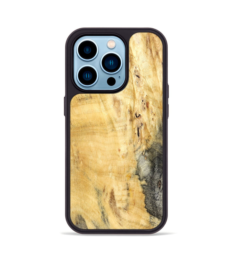 iPhone 14 Pro Wood Phone Case - Luanne (Wood Burl, 822136)