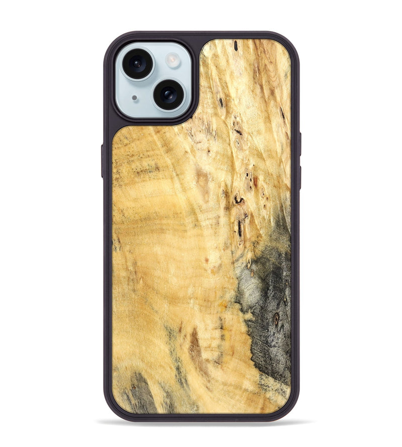 iPhone 15 Plus Wood Phone Case - Luanne (Wood Burl, 822136)