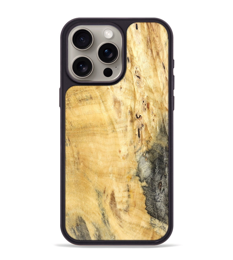 iPhone 15 Pro Max Wood Phone Case - Luanne (Wood Burl, 822136)