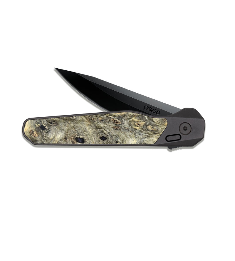 EDC Dark Slate Wood Pocket Knife - Judson (Wood Burl, 822137)