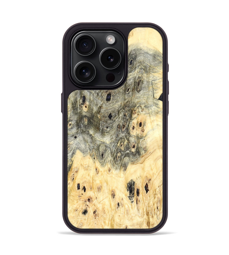 iPhone 15 Pro Wood Phone Case - Judson (Wood Burl, 822137)