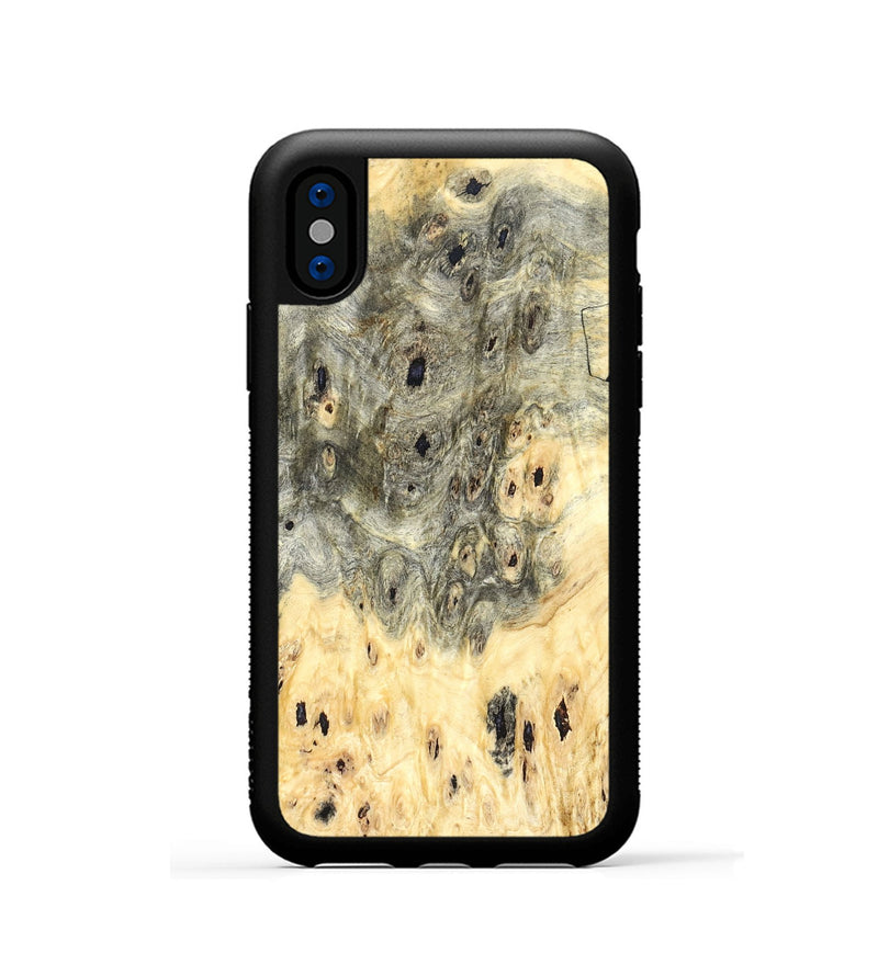 iPhone Xs Wood Phone Case - Judson (Wood Burl, 822137)