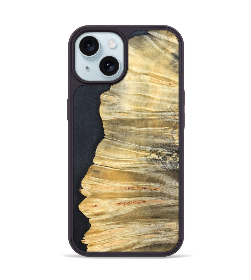 iPhone 15 Wood Phone Case - Kody (Wood Burl, 822138)