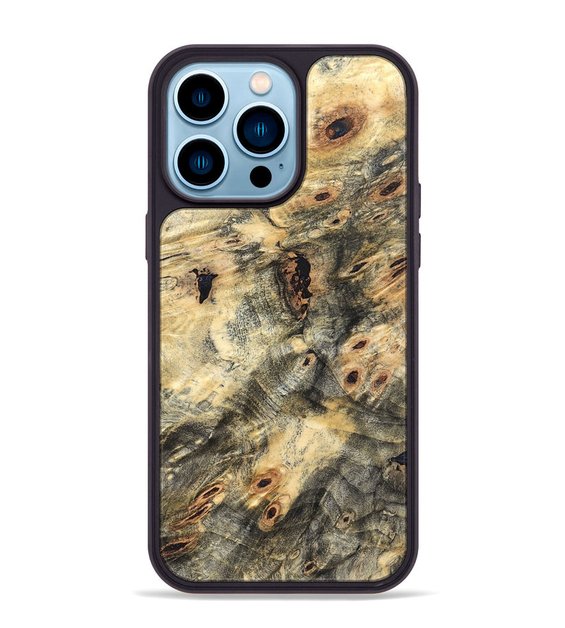 iPhone 14 Pro Max Wood Phone Case - Calvin (Wood Burl, 822139)