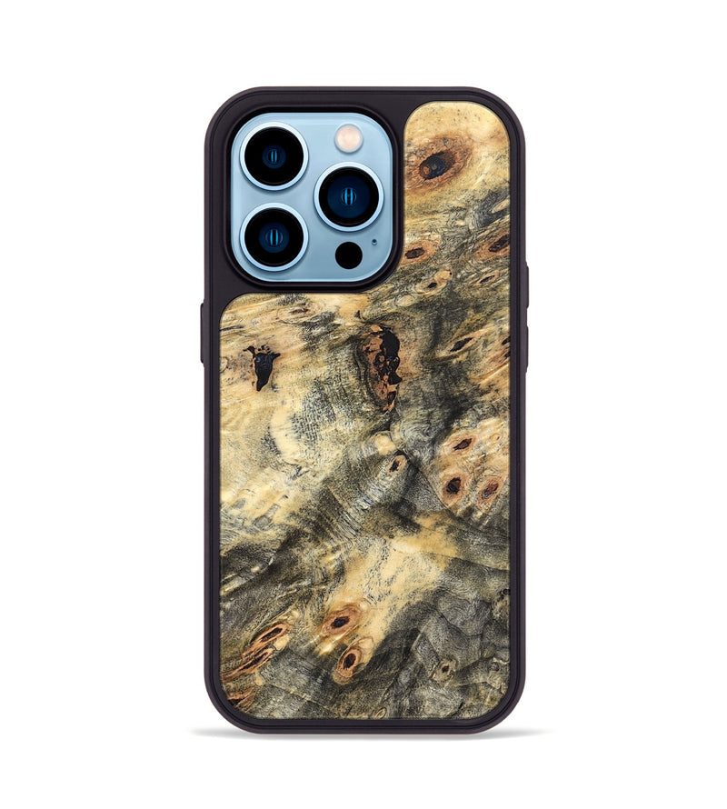 iPhone 14 Pro Wood Phone Case - Calvin (Wood Burl, 822139)