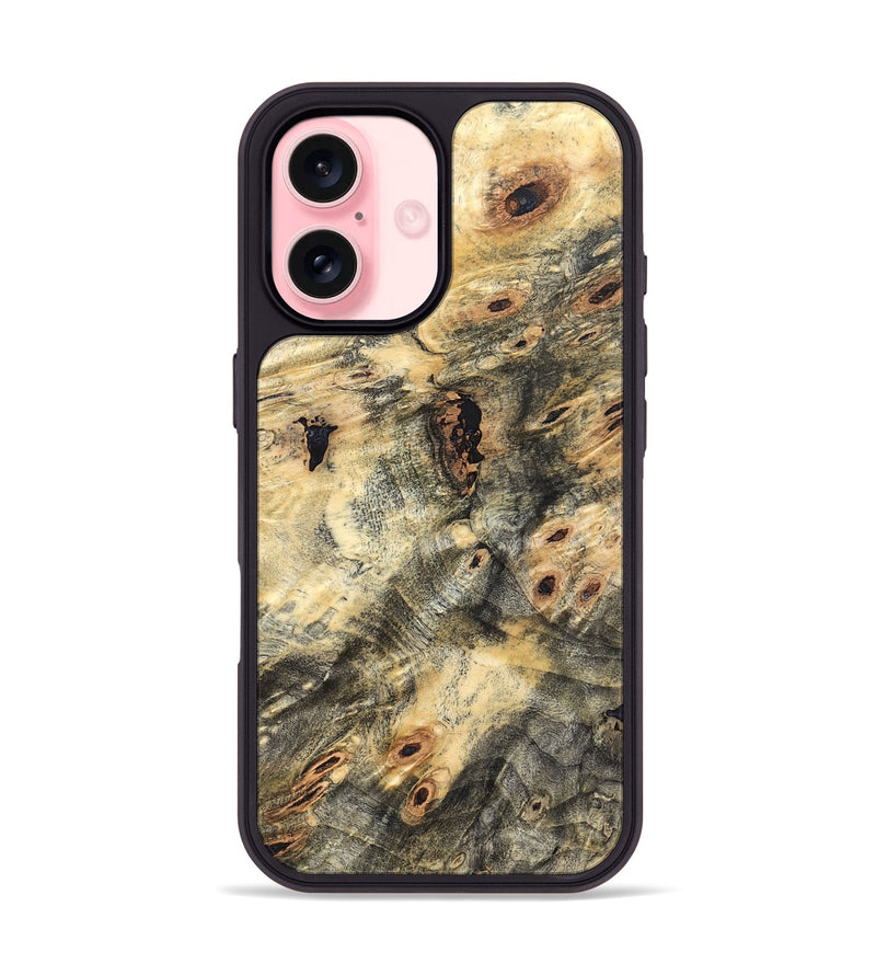 iPhone 16 Wood Phone Case - Calvin (Wood Burl, 822139)