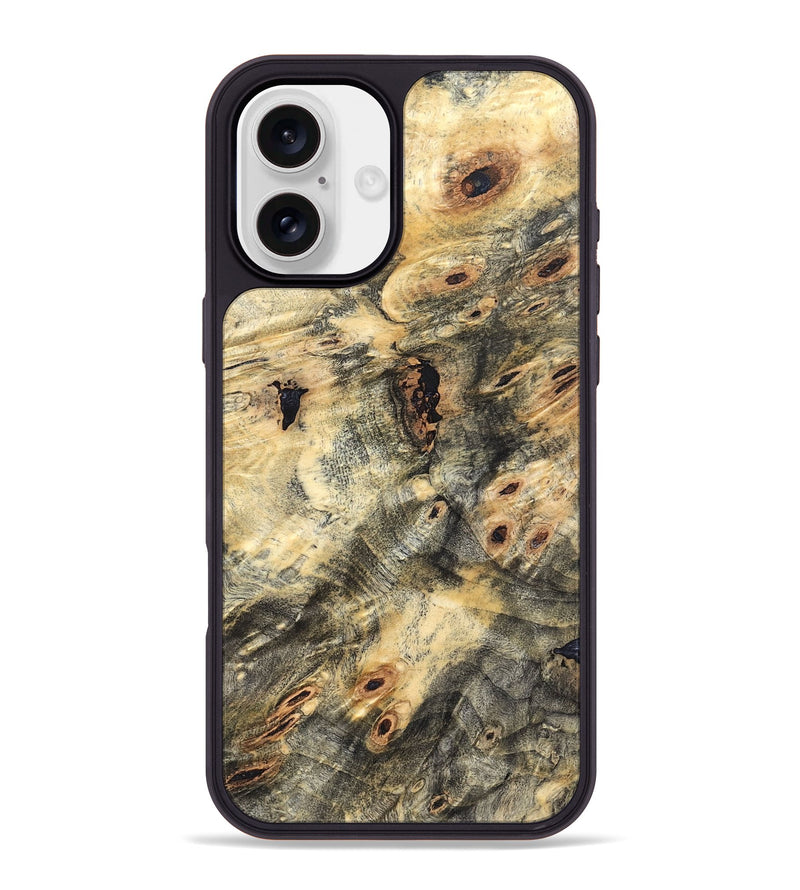 iPhone 16 Plus Wood Phone Case - Calvin (Wood Burl, 822139)
