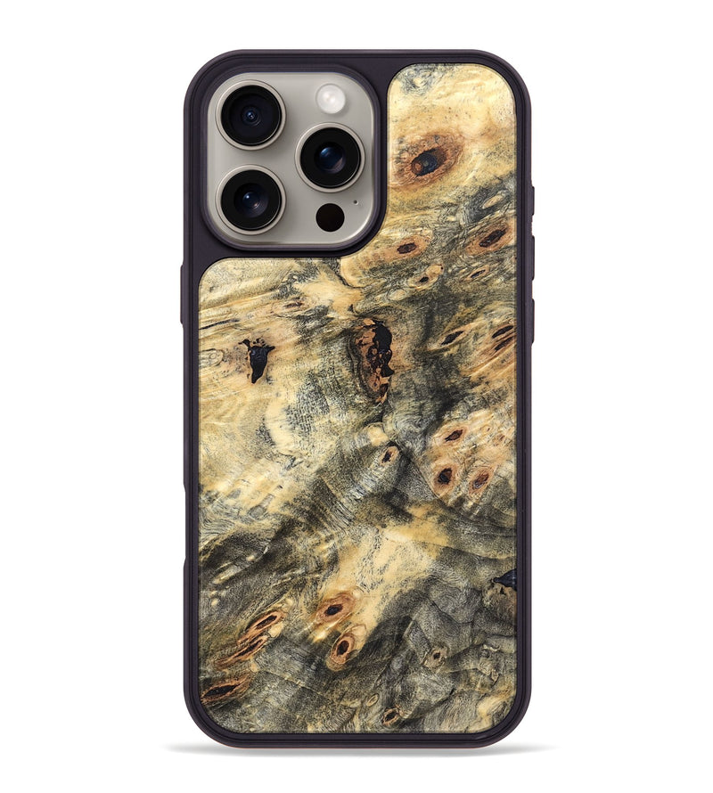 iPhone 16 Pro Max Wood Phone Case - Calvin (Wood Burl, 822139)