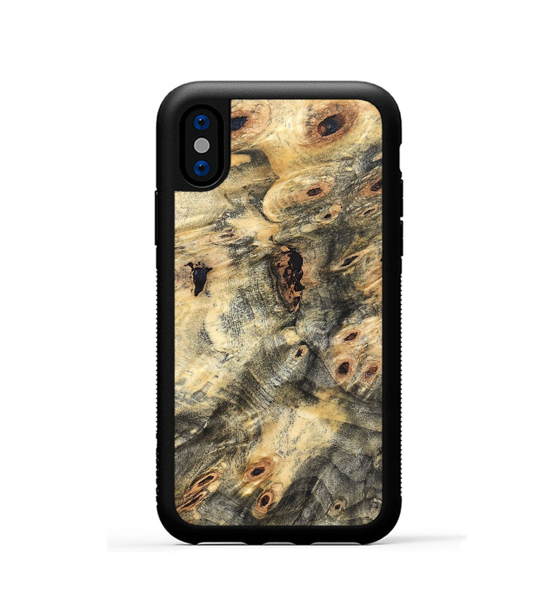 iPhone Xs Wood Phone Case - Calvin (Wood Burl, 822139)