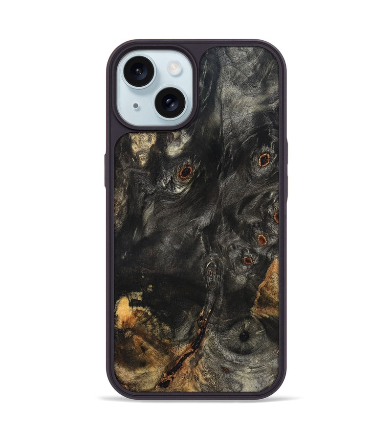 iPhone 15 Wood Phone Case - Jaeda (Wood Burl, 822140)