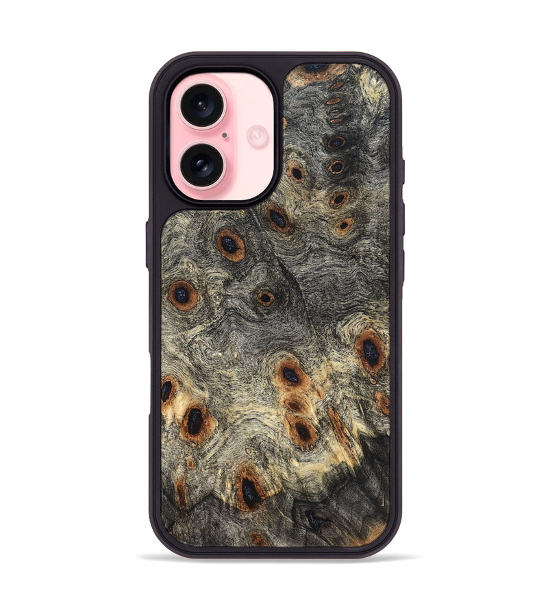 iPhone 16 Wood Phone Case - Zina (Wood Burl, 822141)