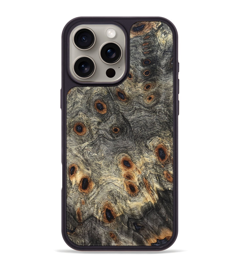 iPhone 16 Pro Max Wood Phone Case - Zina (Wood Burl, 822141)