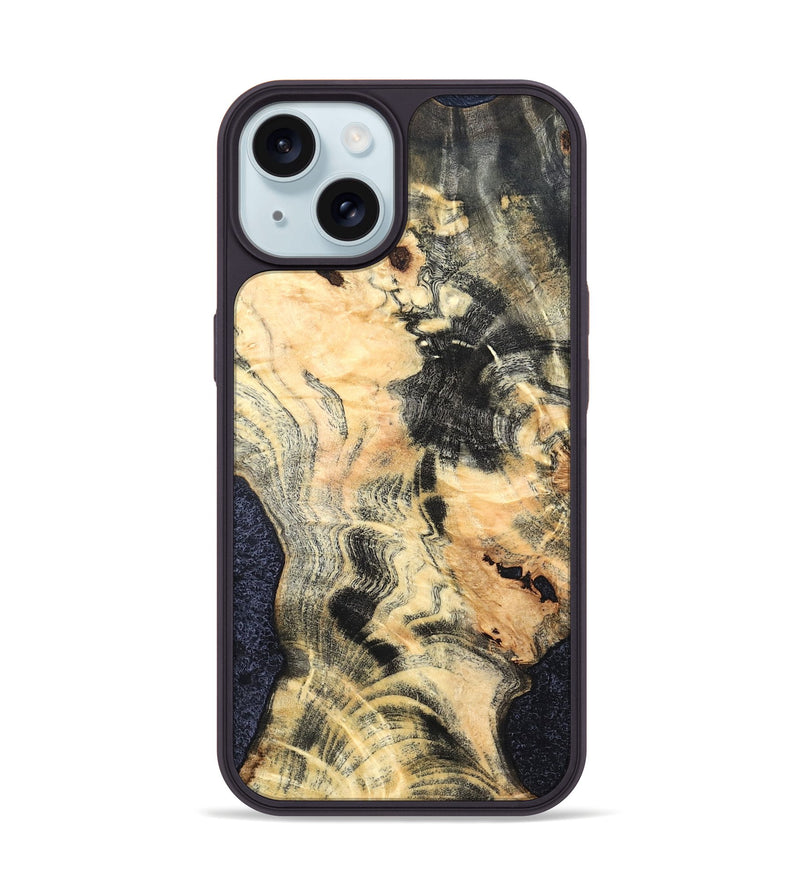 iPhone 15 Wood Phone Case - Westley (Wood Burl, 822142)
