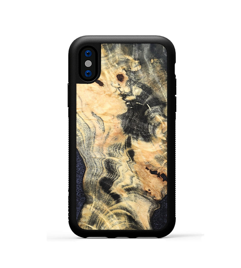 iPhone Xs Wood Phone Case - Westley (Wood Burl, 822142)