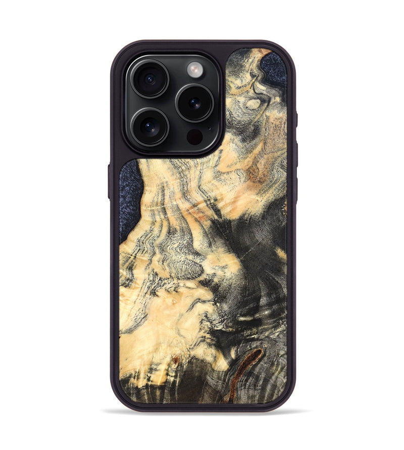 iPhone 15 Pro Wood Phone Case - Jean (Wood Burl, 822144)