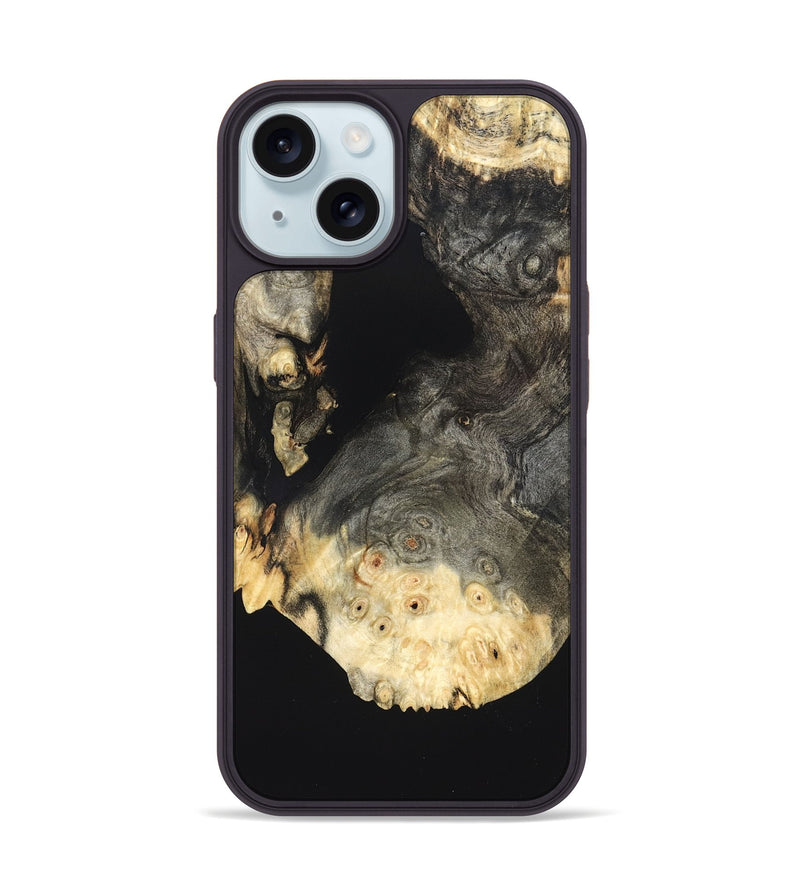 iPhone 15 Wood Phone Case - Amarion (Wood Burl, 822145)