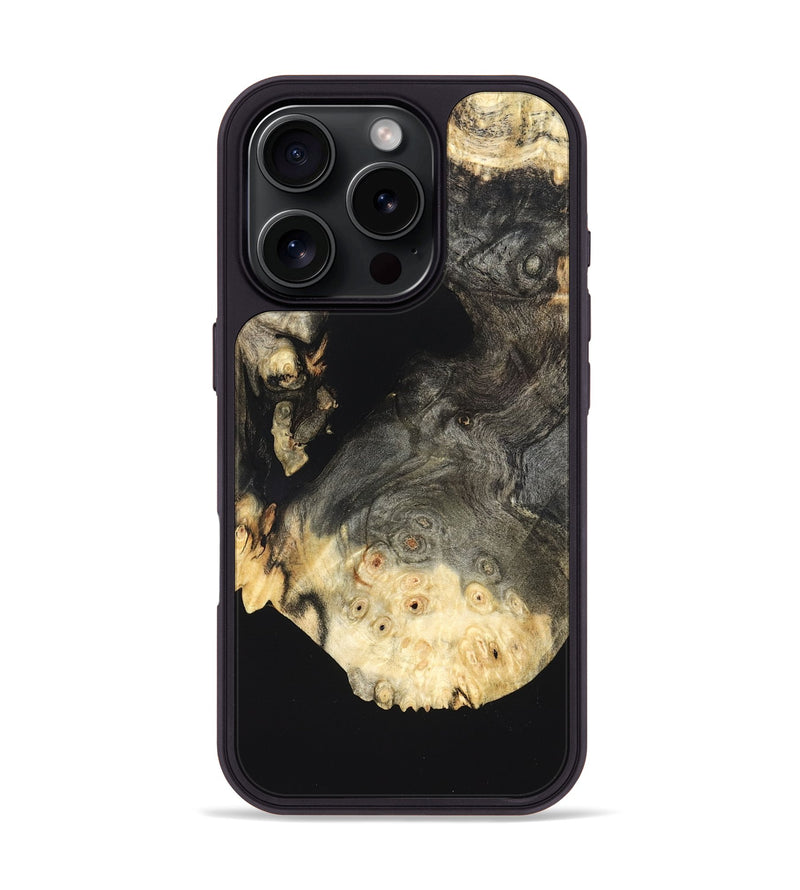 iPhone 16 Pro Wood Phone Case - Amarion (Wood Burl, 822145)
