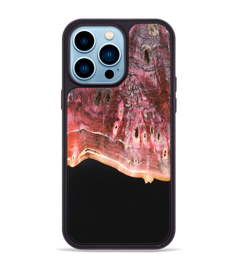 iPhone 14 Pro Max Wood Phone Case - Emilie (Wood Burl, 822146)