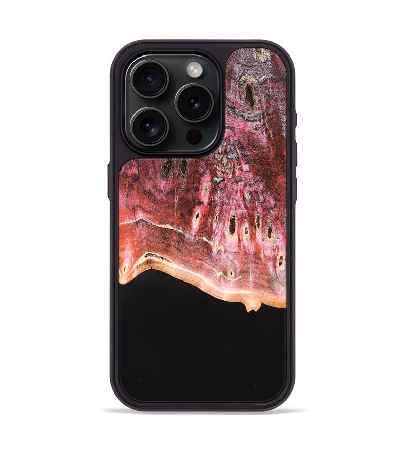 iPhone 15 Pro Wood Phone Case - Emilie (Wood Burl, 822146)
