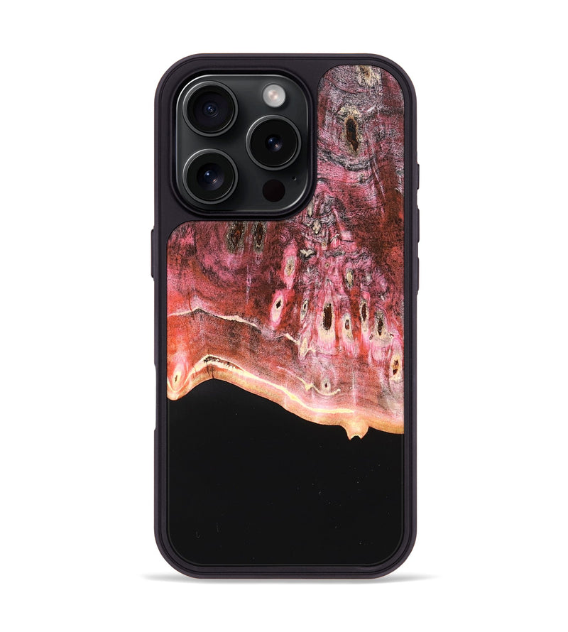 iPhone 16 Pro Wood Phone Case - Emilie (Wood Burl, 822146)