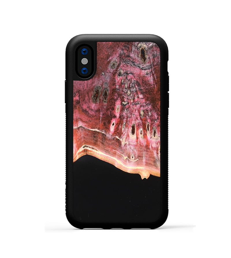 iPhone Xs Wood Phone Case - Emilie (Wood Burl, 822146)