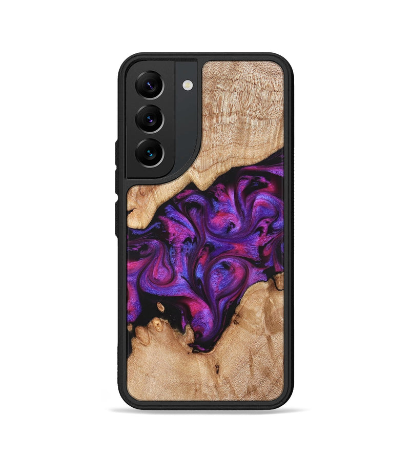 Galaxy S22 Wood Phone Case - Moses (Purple, 822147)