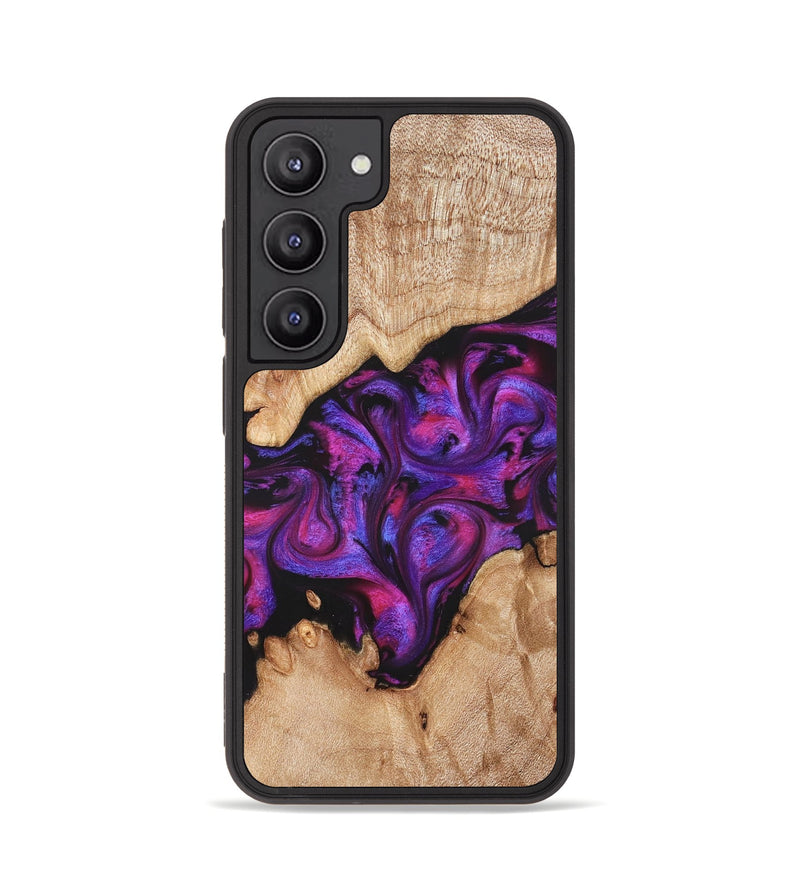 Galaxy S23 Wood Phone Case - Moses (Purple, 822147)