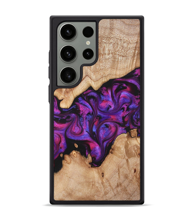 Galaxy S24 Ultra Wood Phone Case - Moses (Purple, 822147)