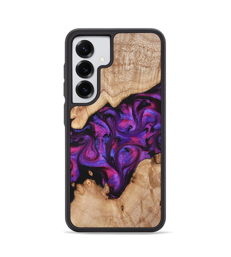 Galaxy S25 Wood Phone Case - Moses (Purple, 822147)