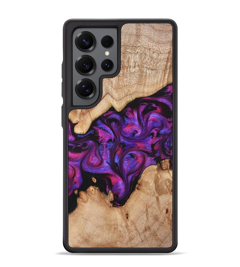 Galaxy S25 Ultra Wood Phone Case - Moses (Purple, 822147)
