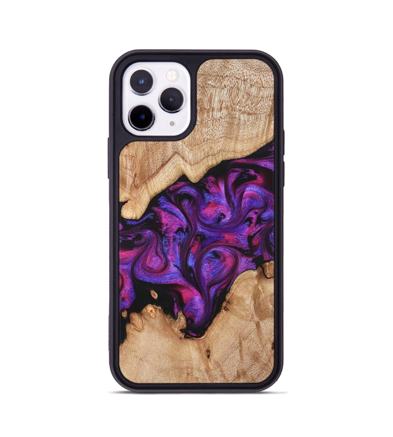 iPhone 11 Pro Wood Phone Case - Moses (Purple, 822147)