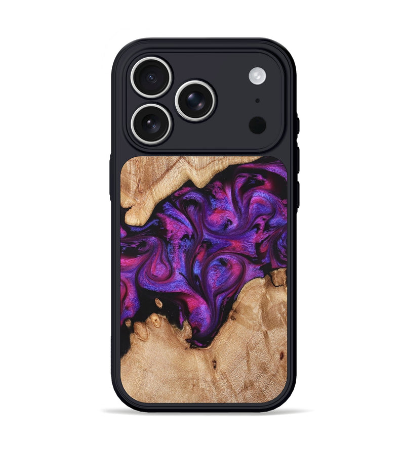 iPhone 17 Pro Wood Phone Case - Moses (Purple, 822147)