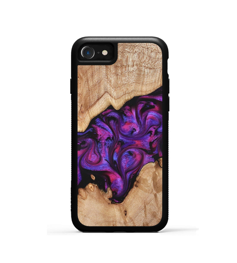 iPhone SE Wood Phone Case - Moses (Purple, 822147)