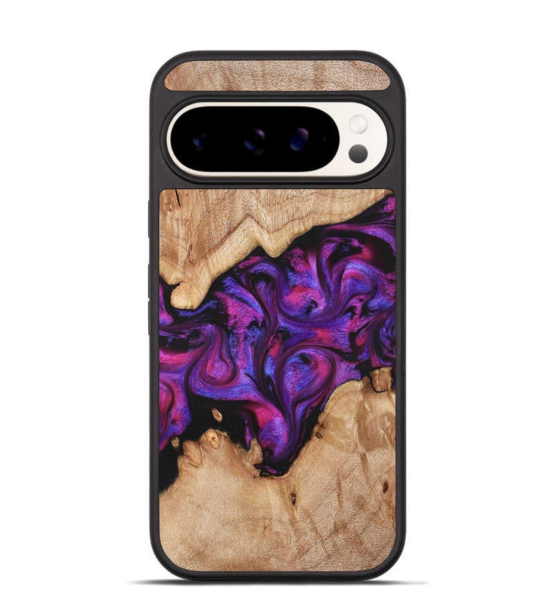 Pixel 9 Wood Phone Case - Moses (Purple, 822147)