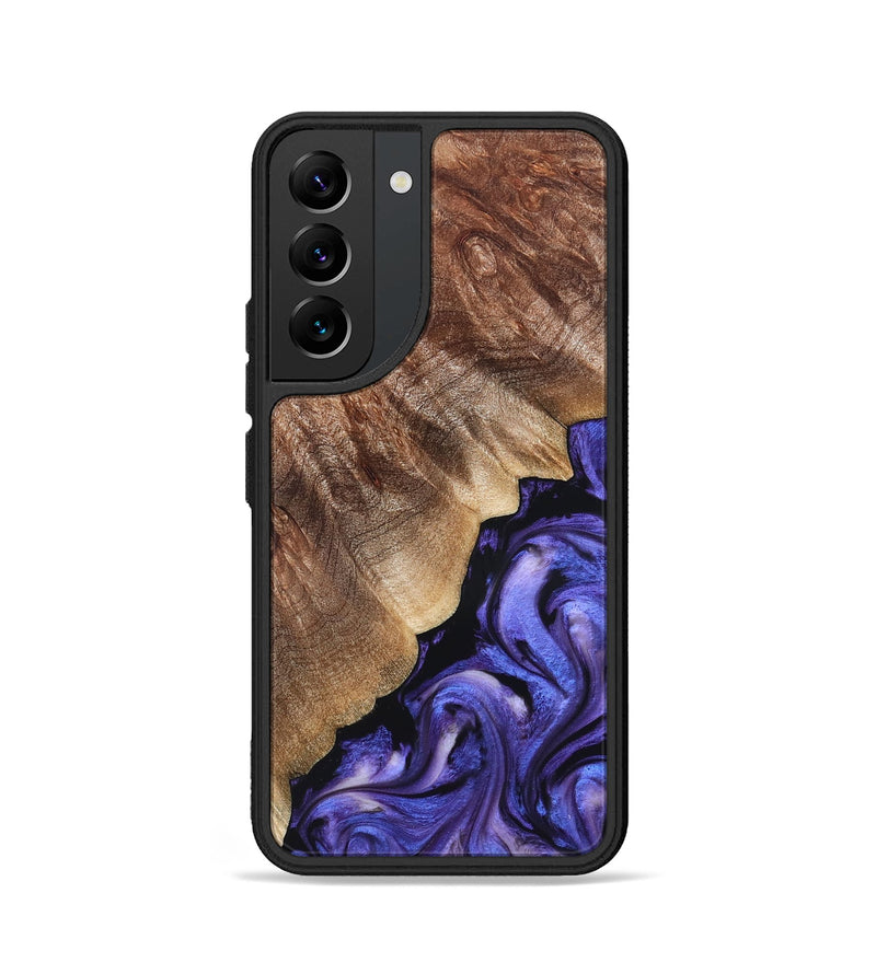 Galaxy S22 Wood Phone Case - Dick (Purple, 822148)
