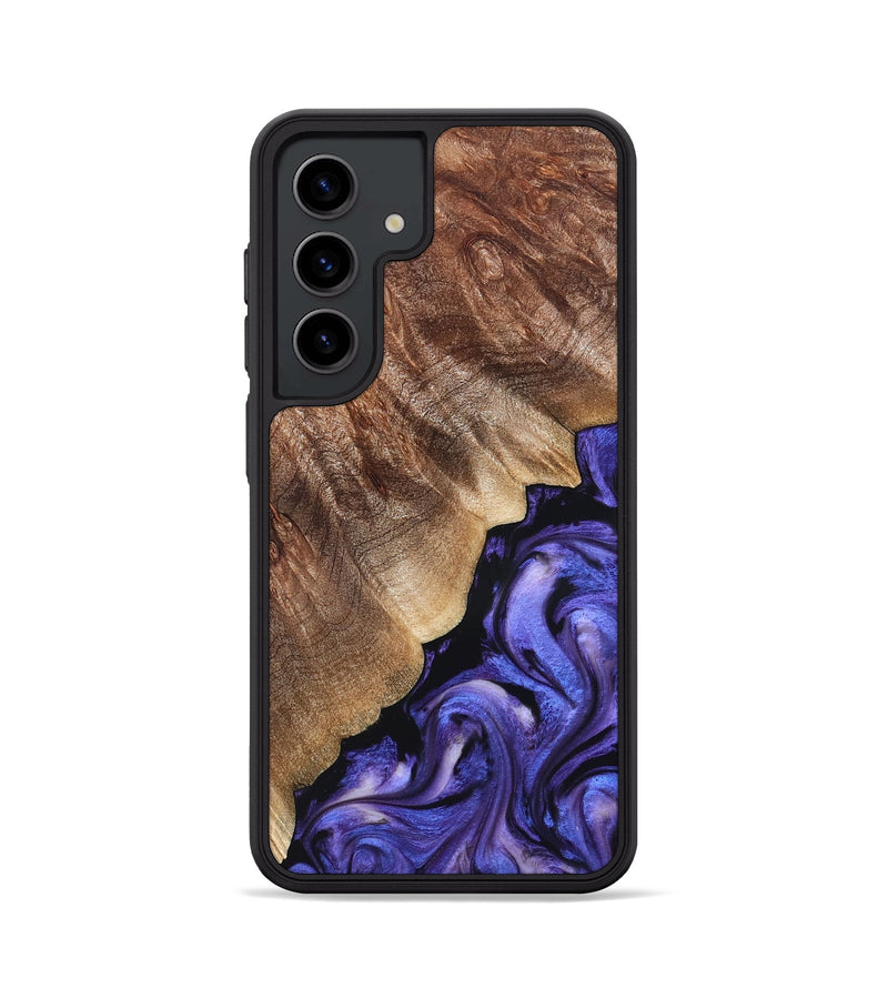 Galaxy S24 Wood Phone Case - Dick (Purple, 822148)