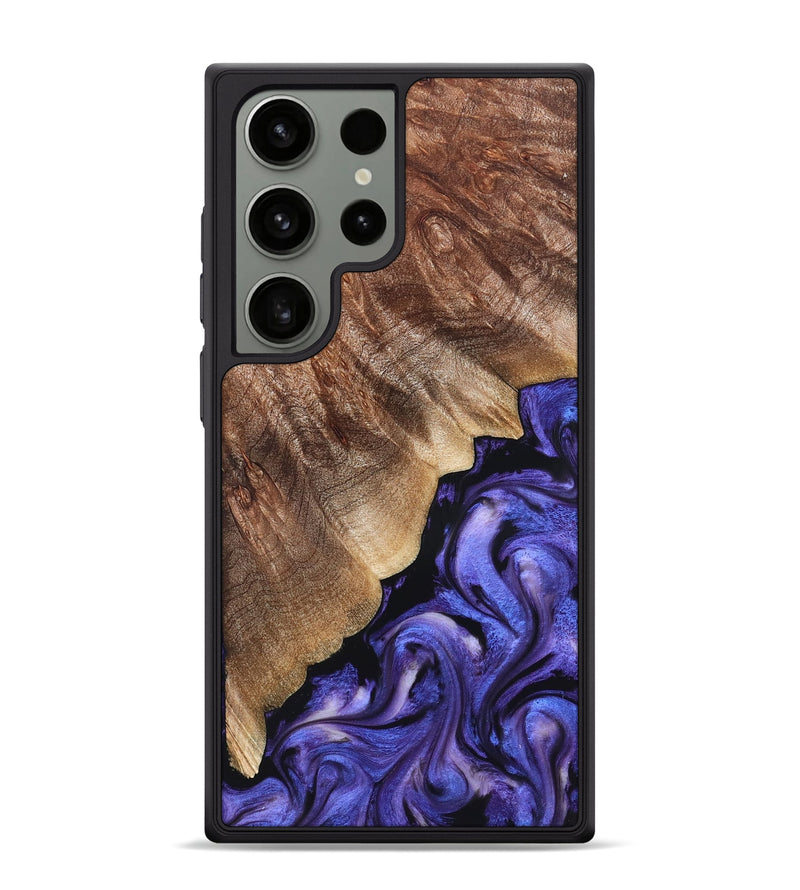 Galaxy S24 Ultra Wood Phone Case - Dick (Purple, 822148)