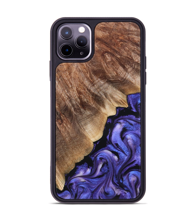 iPhone 11 Pro Max Wood Phone Case - Dick (Purple, 822148)