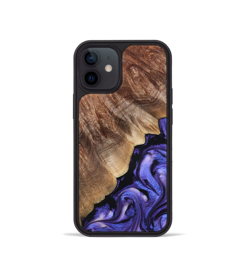 iPhone 12 mini Wood Phone Case - Dick (Purple, 822148)