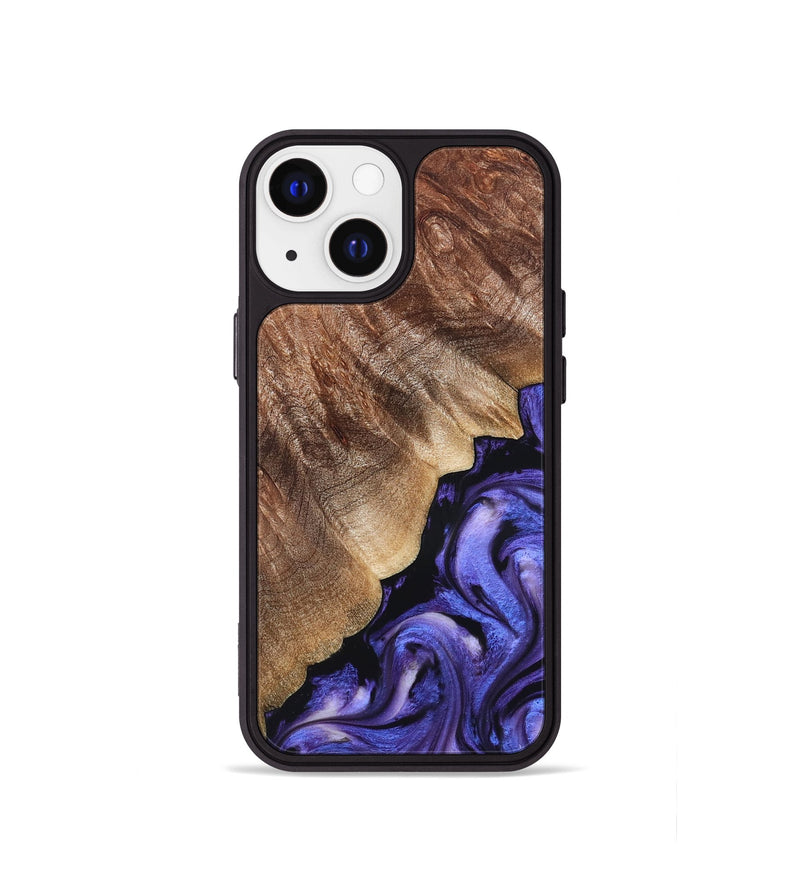 iPhone 13 mini Wood Phone Case - Dick (Purple, 822148)