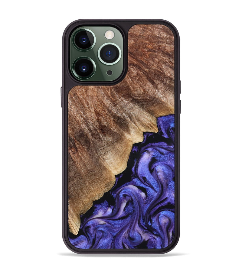 iPhone 13 Pro Max Wood Phone Case - Dick (Purple, 822148)