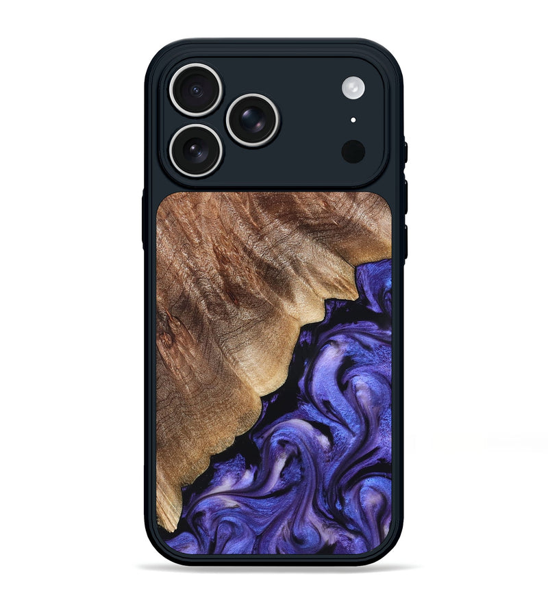 iPhone 17 Pro Max Wood Phone Case - Dick (Purple, 822148)